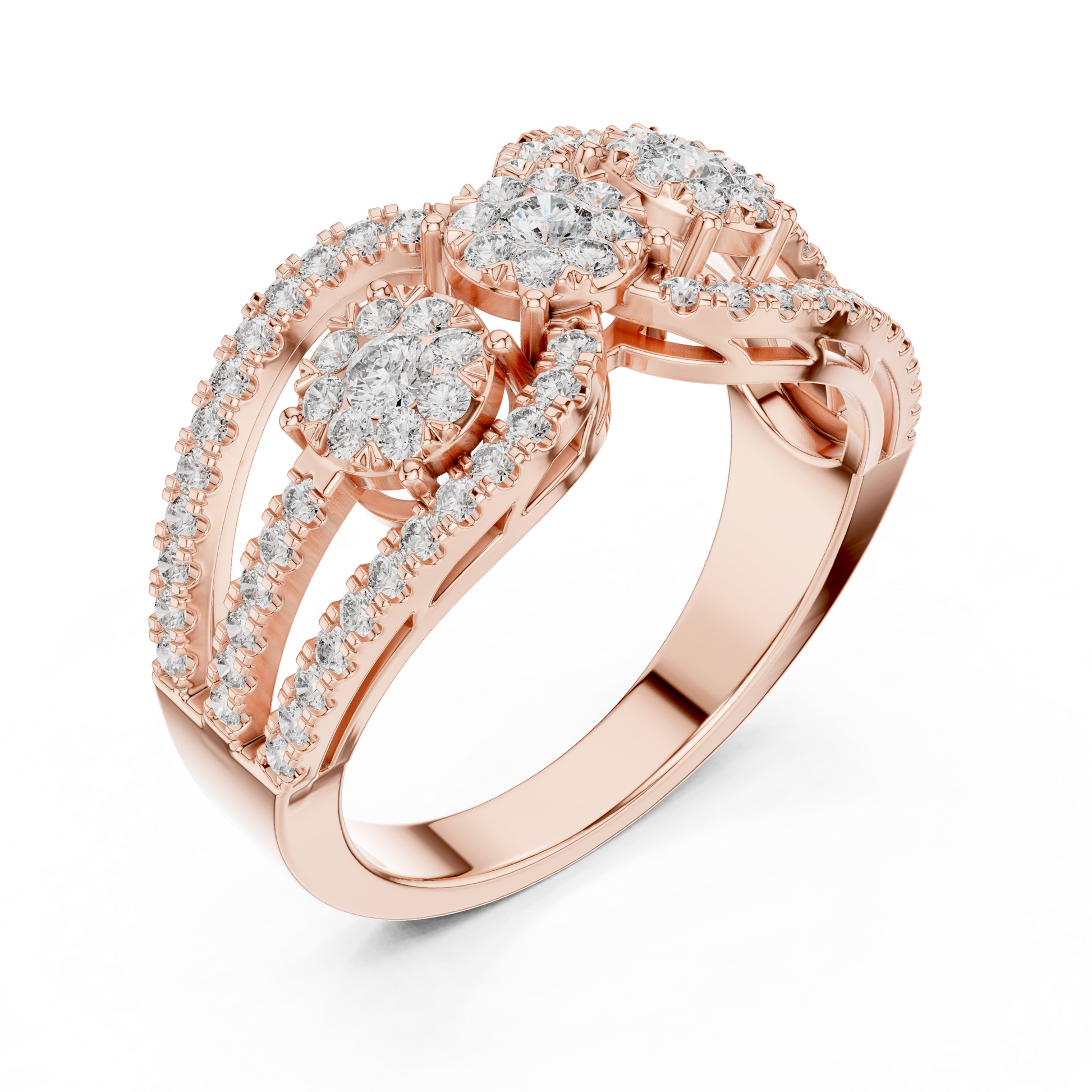 Round Halo Lab Grown Diamond Ring