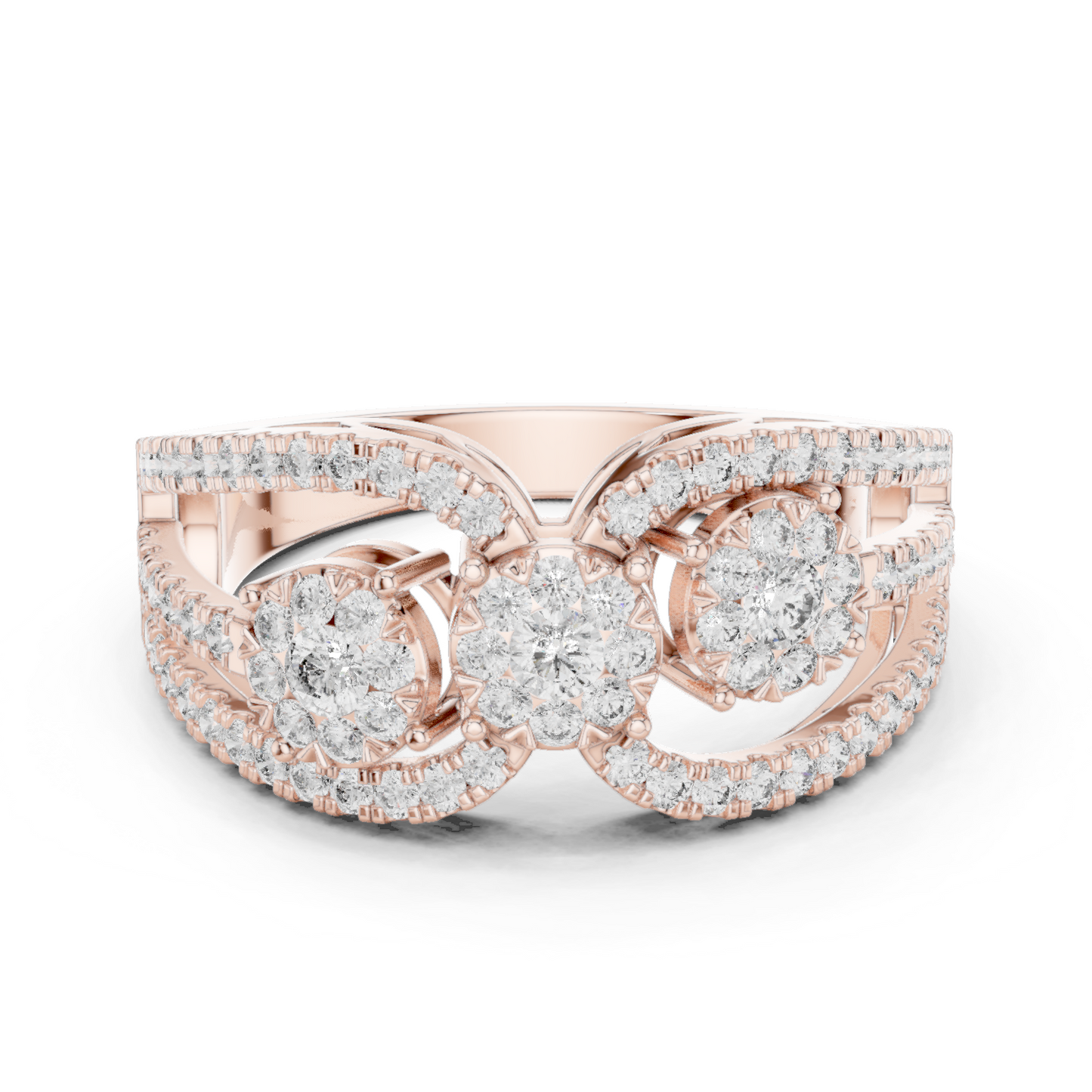 Round Halo Lab Grown Diamond Ring
