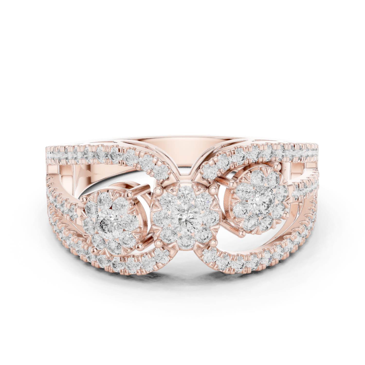 Round Halo Lab Grown Diamond Ring