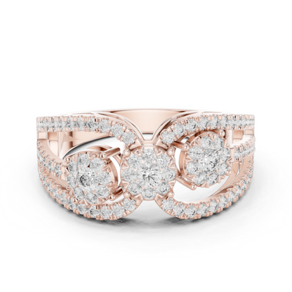 Round Halo Lab Grown Diamond Ring