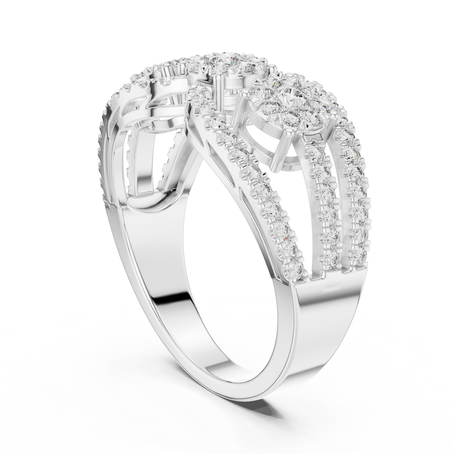 Round Halo Lab Grown Diamond Ring