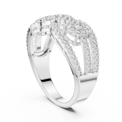 Round Halo Lab Grown Diamond Ring