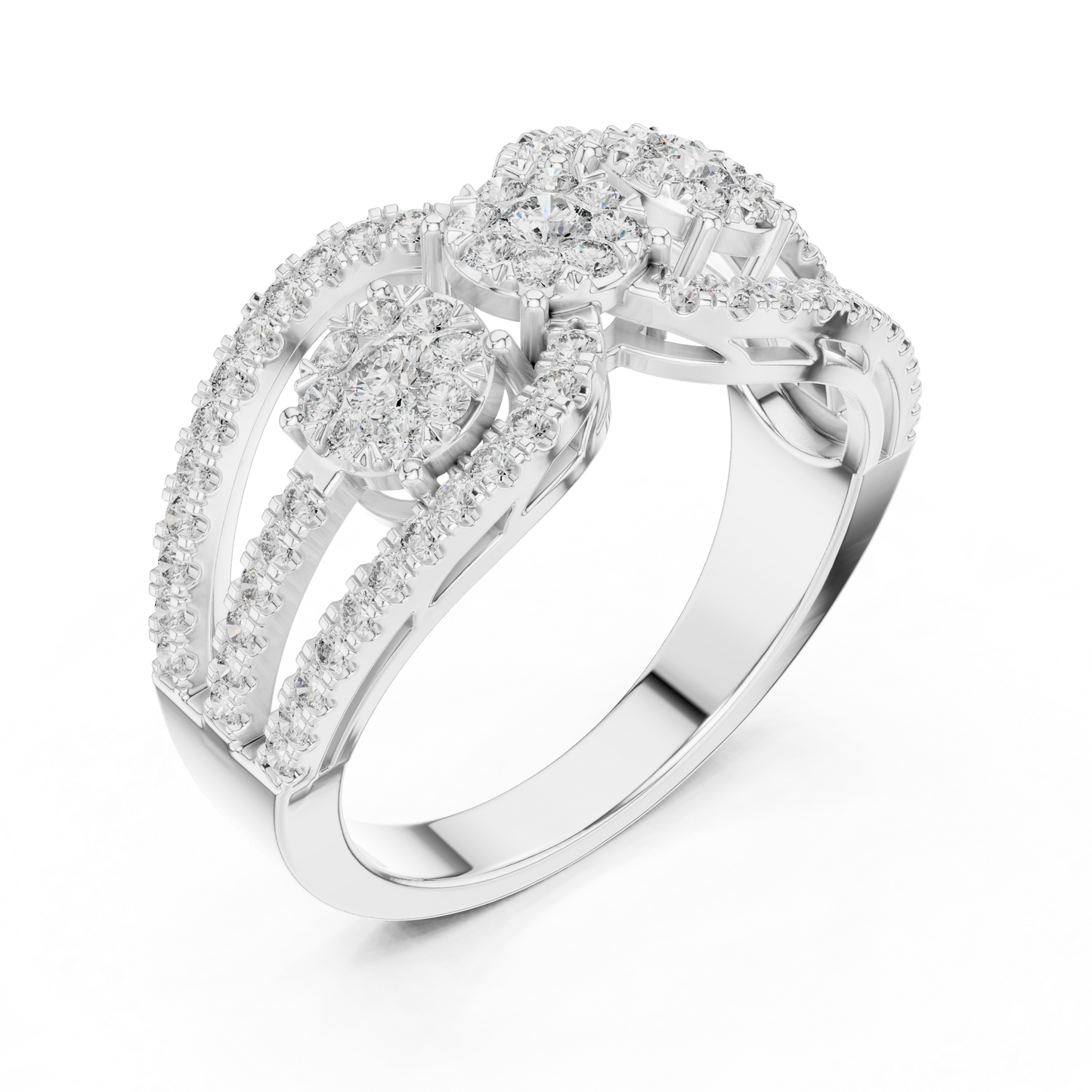 Round Halo Lab Grown Diamond Ring