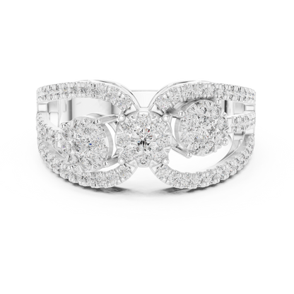 Round Halo Lab Grown Diamond Ring