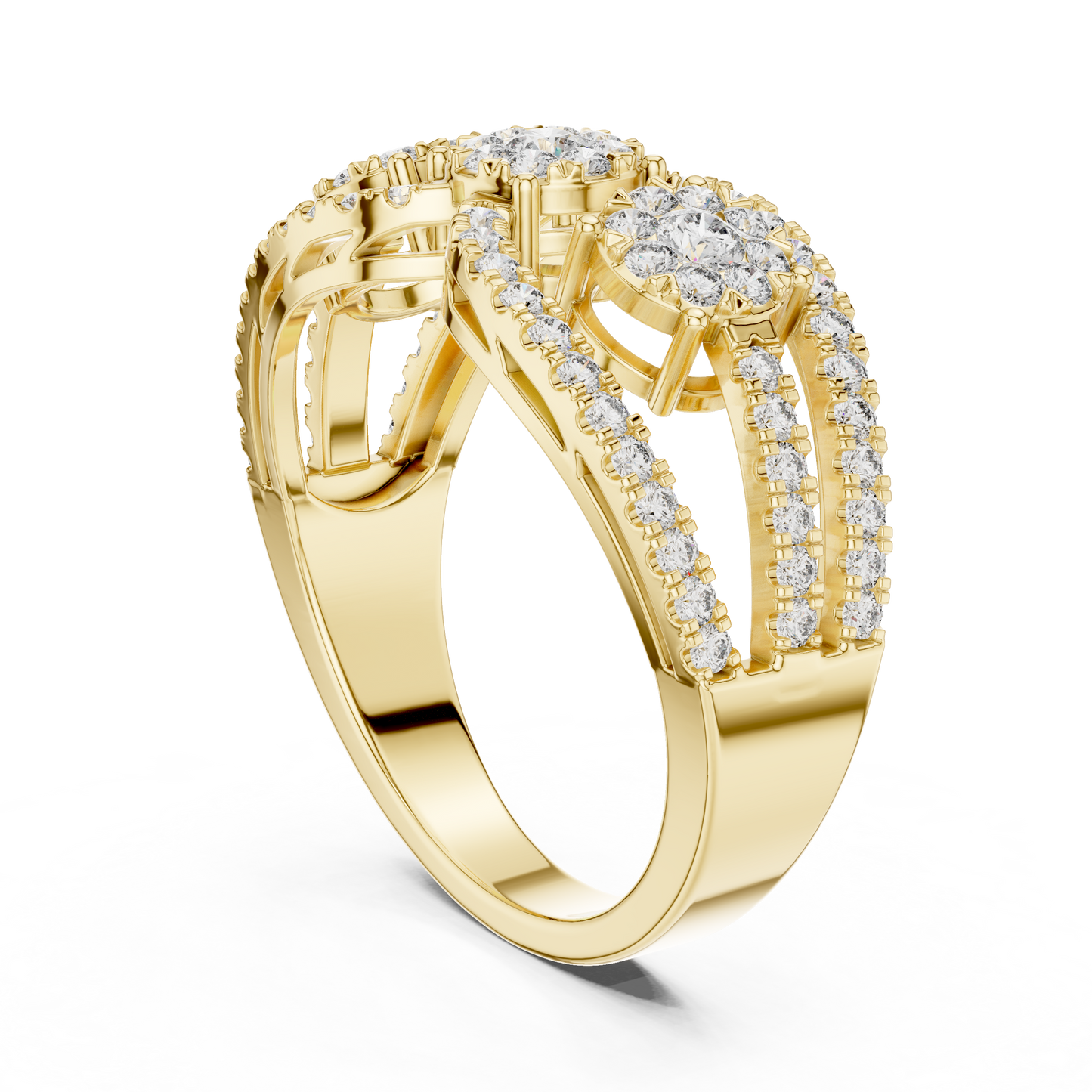 Round Halo Lab Grown Diamond Ring