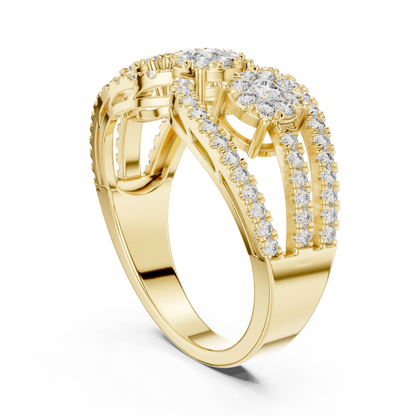 Round Halo Lab Grown Diamond Ring