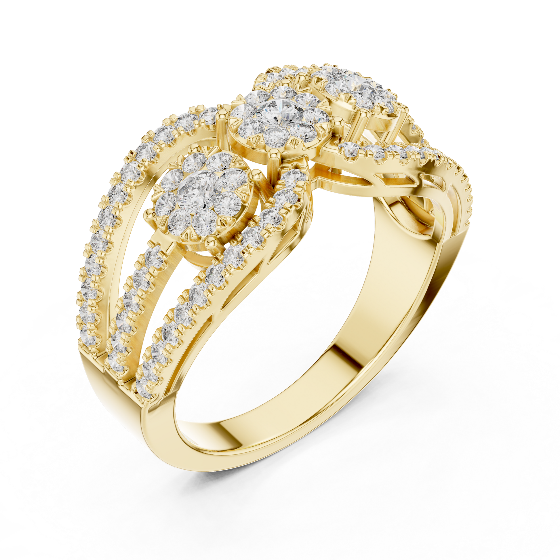 Round Halo Lab Grown Diamond Ring