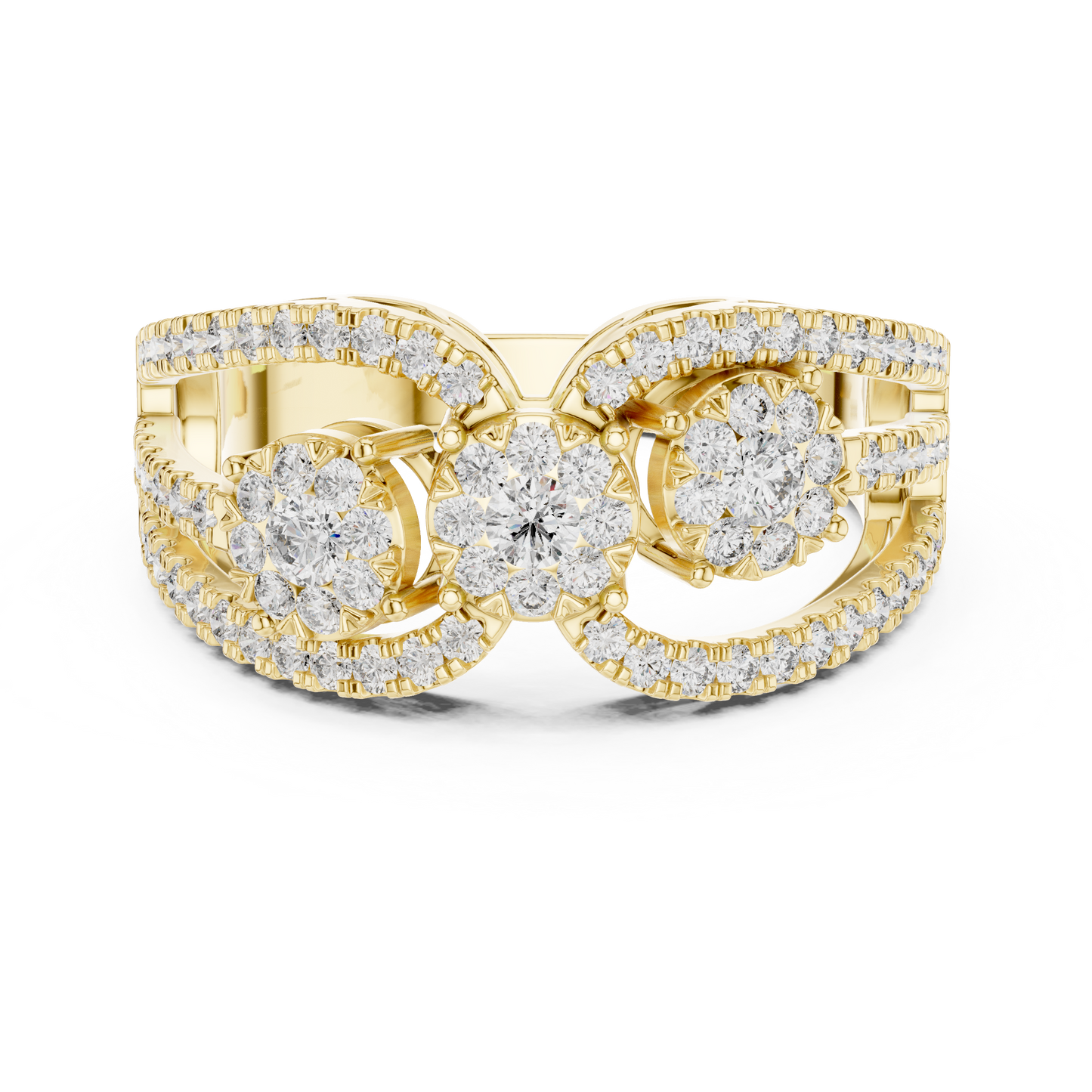 Round Halo Lab Grown Diamond Ring