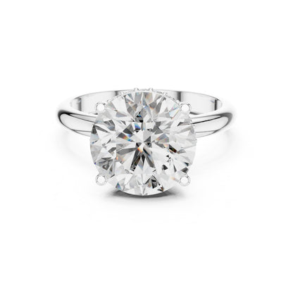 Round Halo Lab Grown Diamond Ring