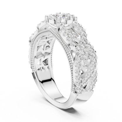 Round Halo Lab Grown Diamond Ring