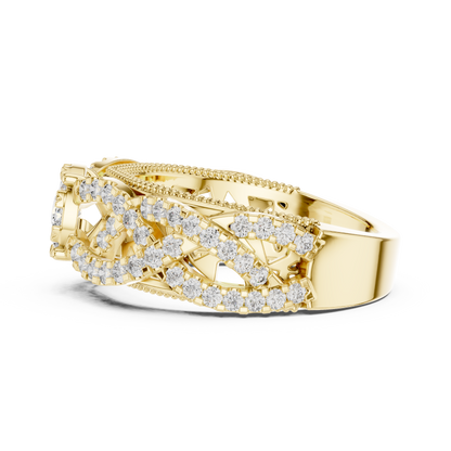 Round Halo Lab Grown Diamond Ring