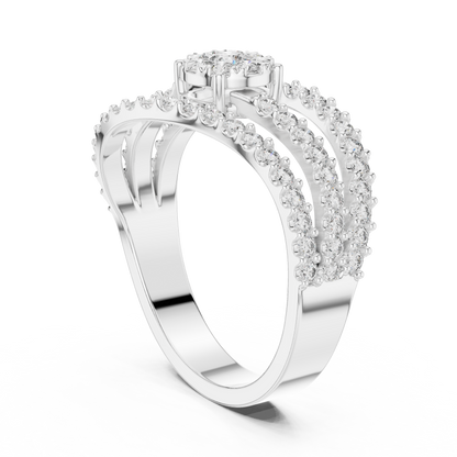 Round Halo Lab Grown Diamond Ring