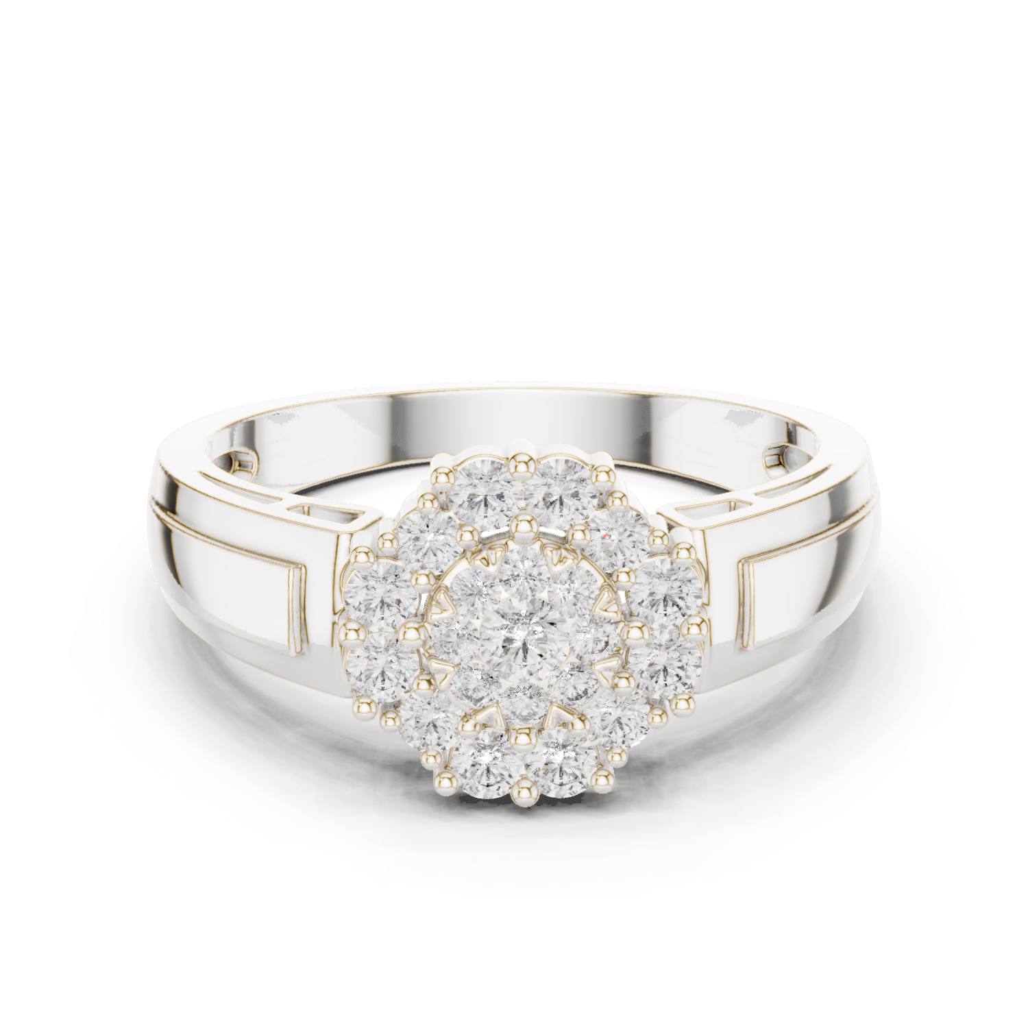 Round Halo Lab Grown Diamond Ring