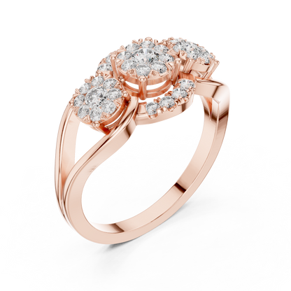 Round Halo Lab Grown Diamond Ring