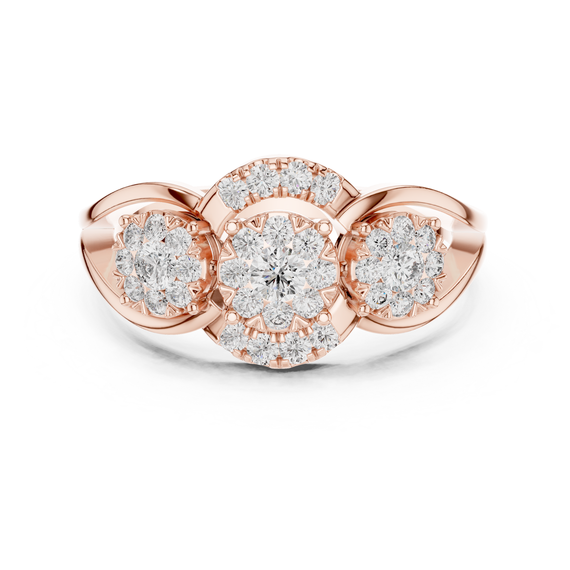 Round Halo Lab Grown Diamond Ring