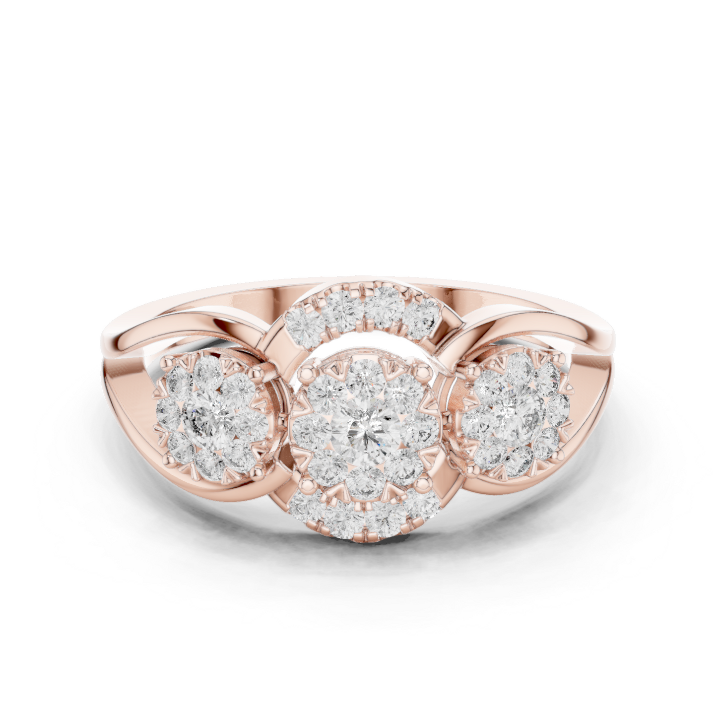 Round Halo Lab Grown Diamond Ring
