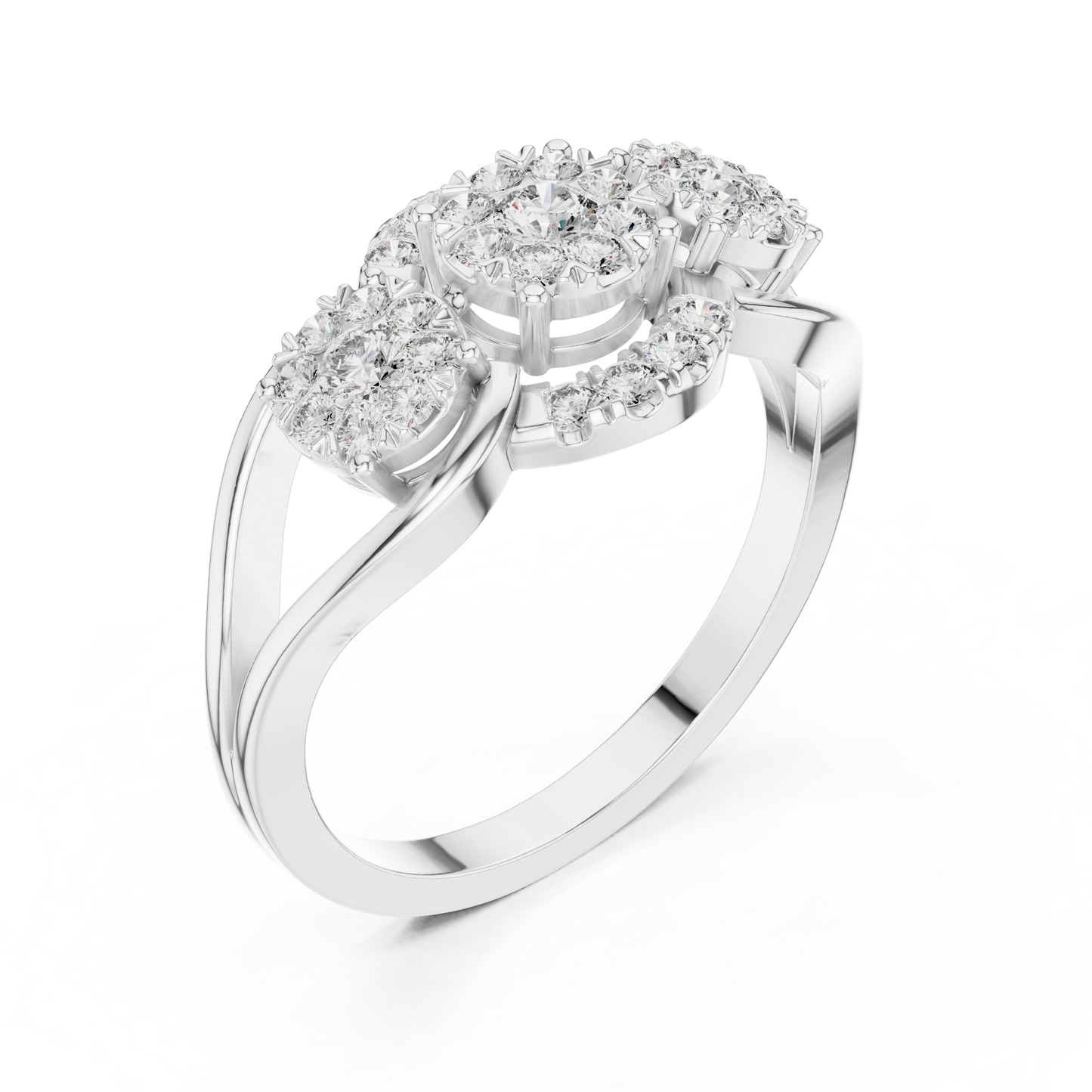 Round Halo Lab Grown Diamond Ring