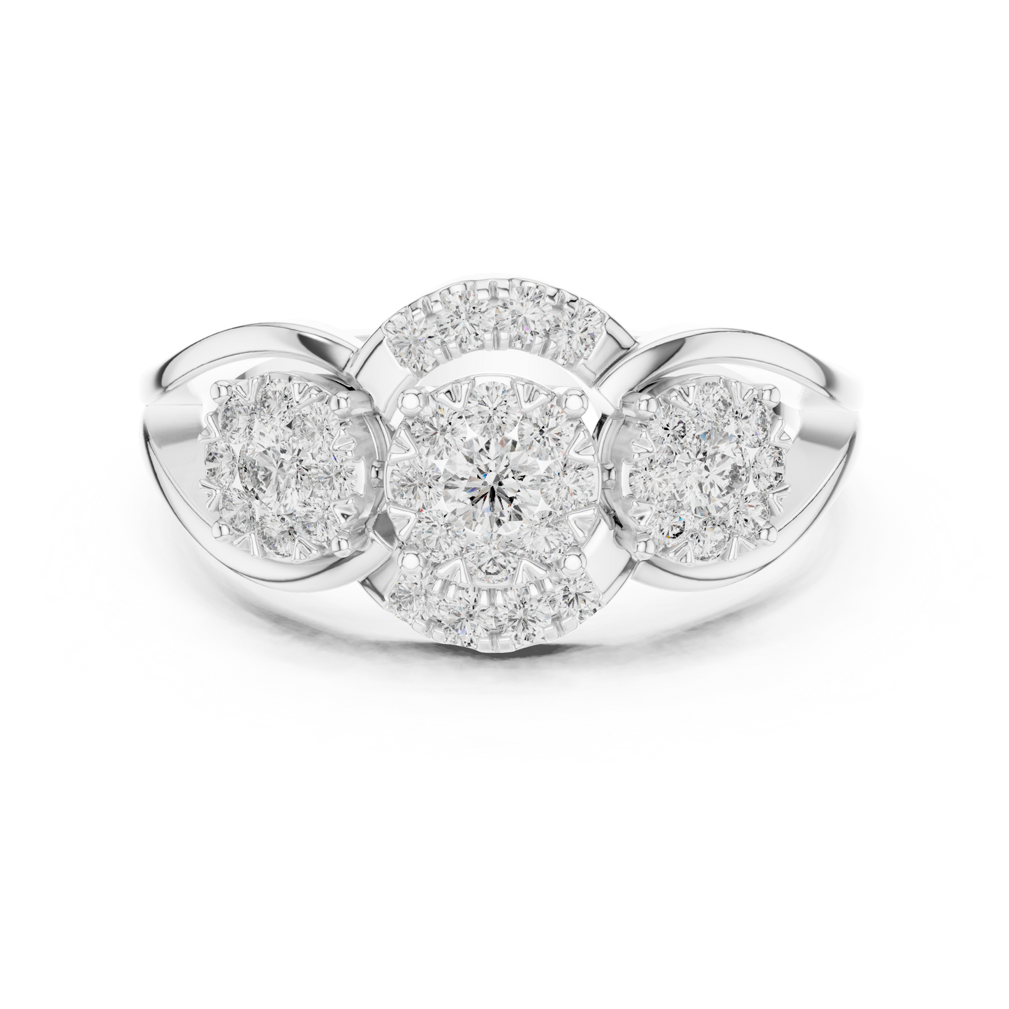Round Halo Lab Grown Diamond Ring
