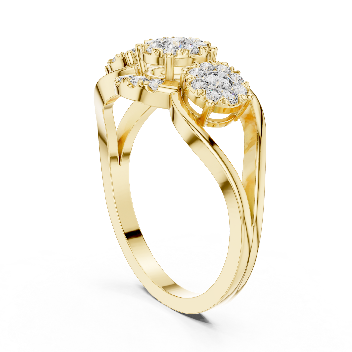 Round Halo Lab Grown Diamond Ring