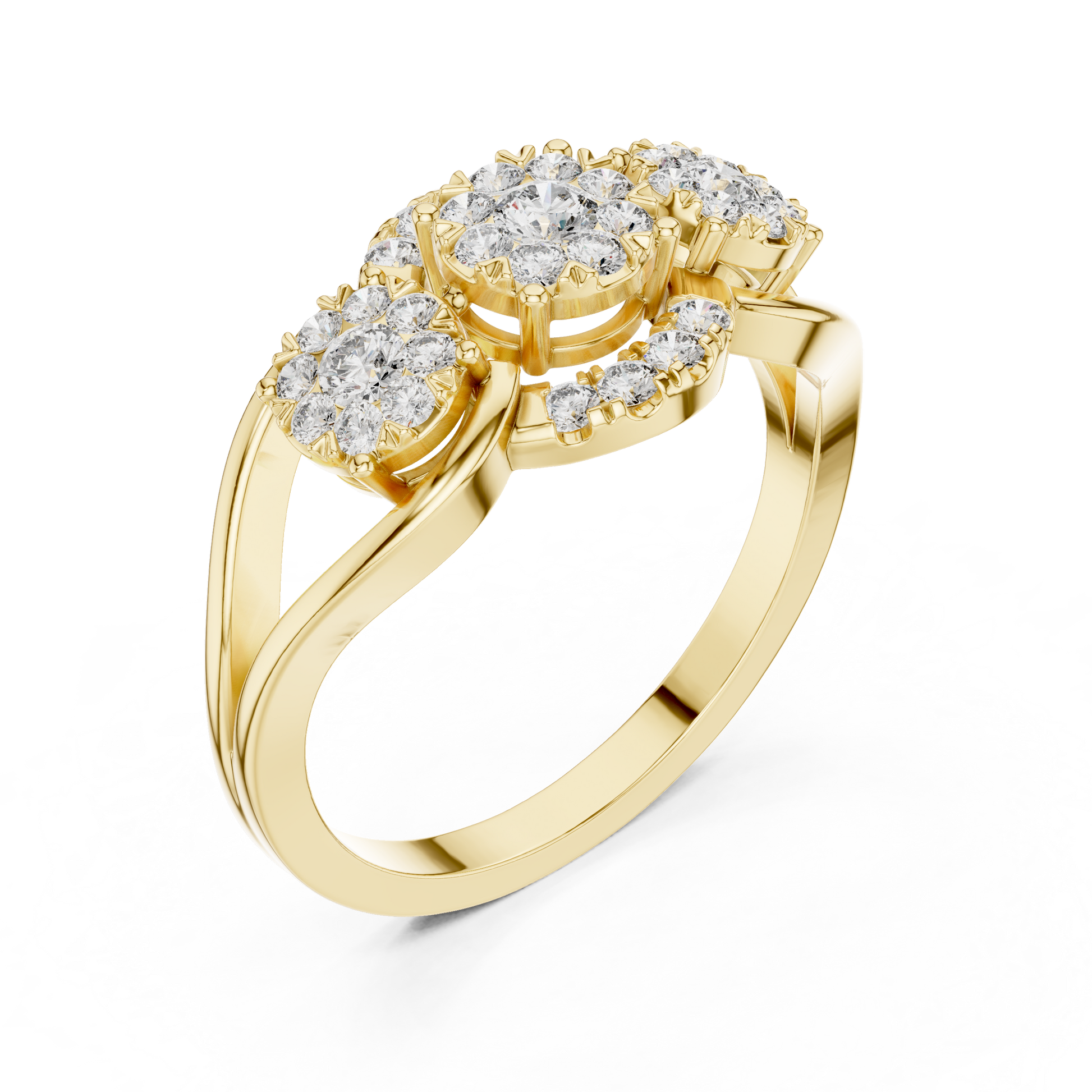 Round Halo Lab Grown Diamond Ring
