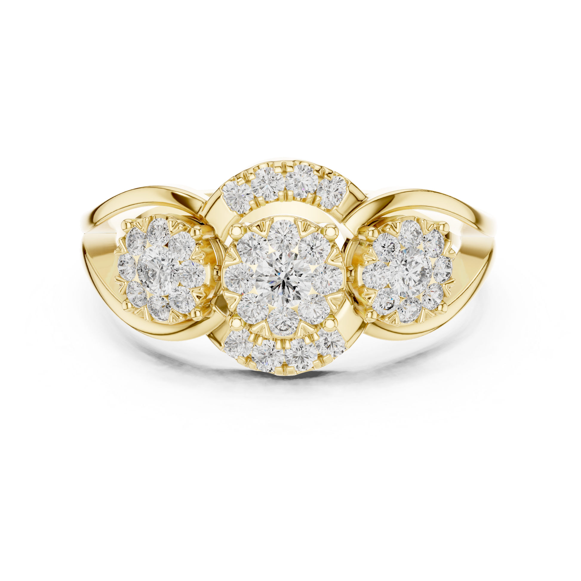 Round Halo Lab Grown Diamond Ring