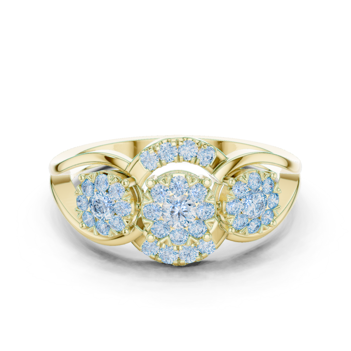 Round Halo Lab Grown Diamond Ring