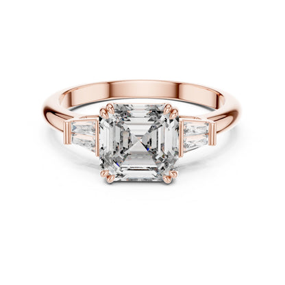 Mixed Shape Lab Grown Diamond Three Stone Ring
