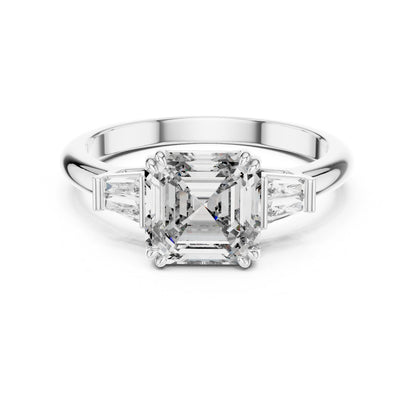 Mixed Shape Lab Grown Diamond Three Stone Ring