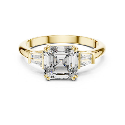 Mixed Shape Lab Grown Diamond Three Stone Ring