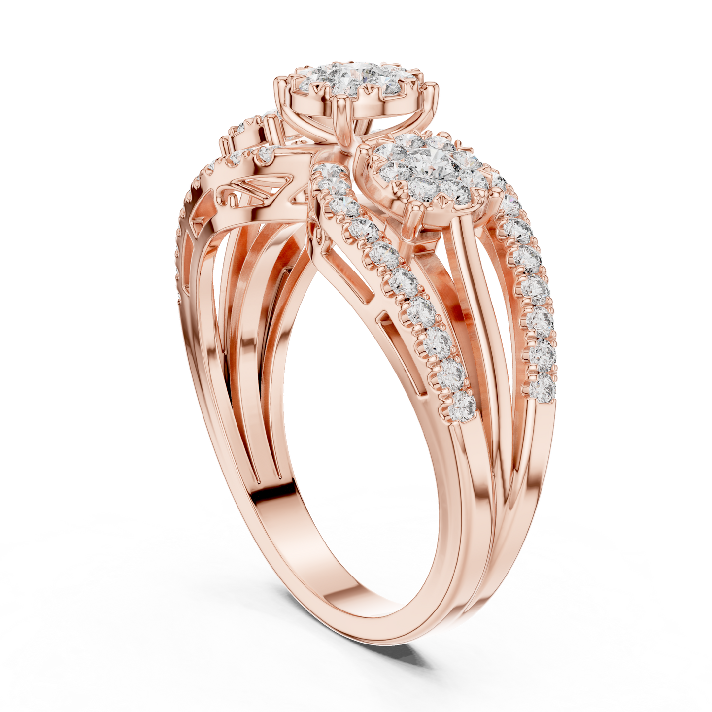 Round Halo Lab Grown Diamond Ring