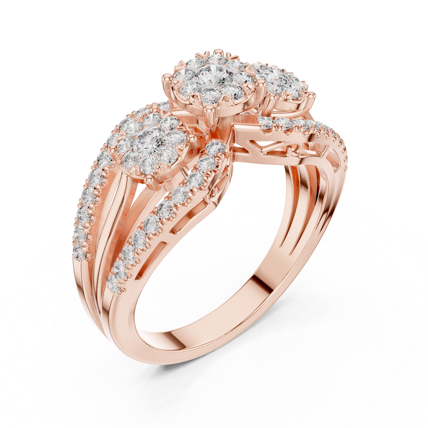 Round Halo Lab Grown Diamond Ring