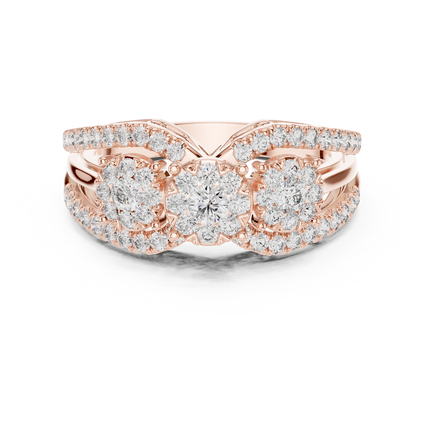 Round Halo Lab Grown Diamond Ring