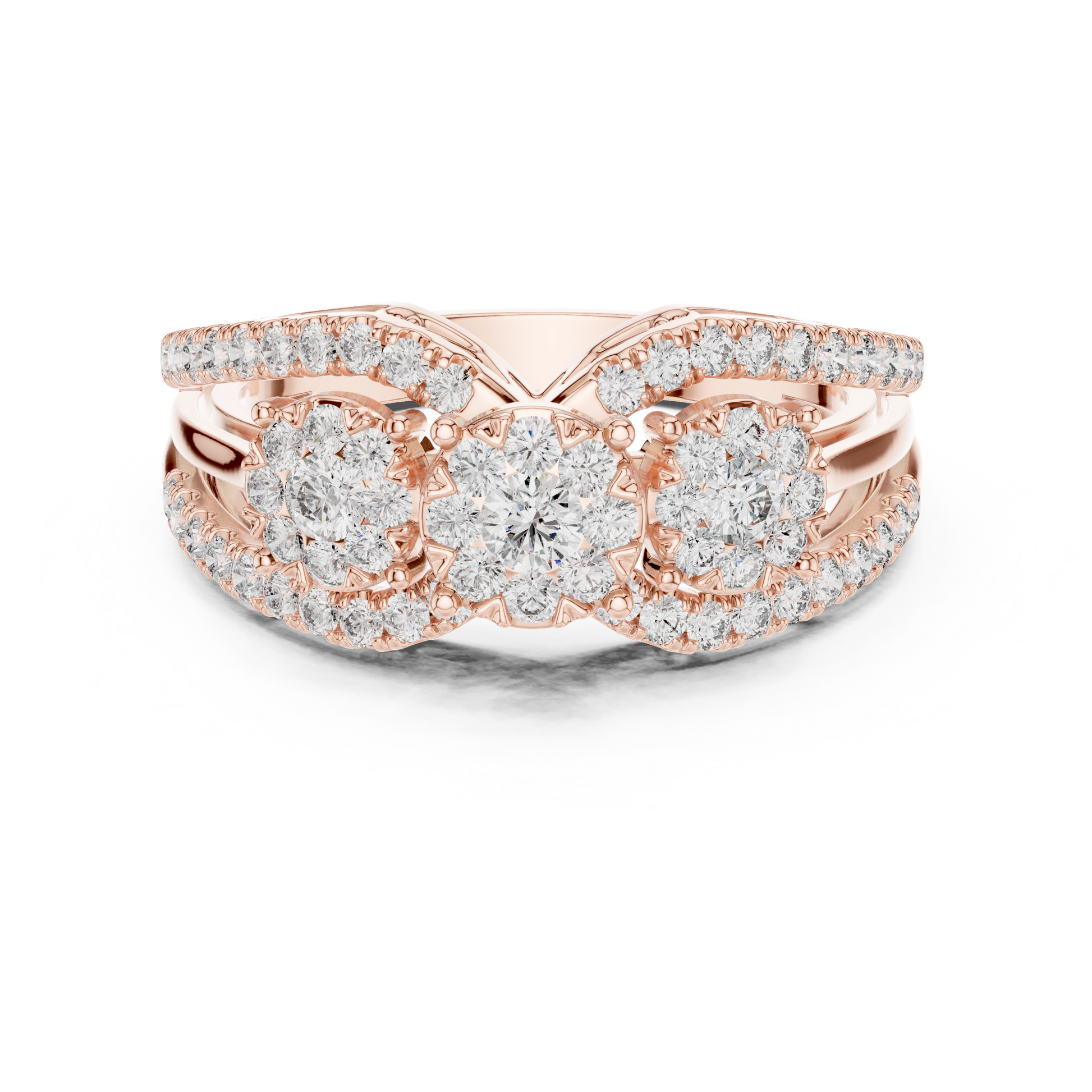 Round Halo Lab Grown Diamond Ring