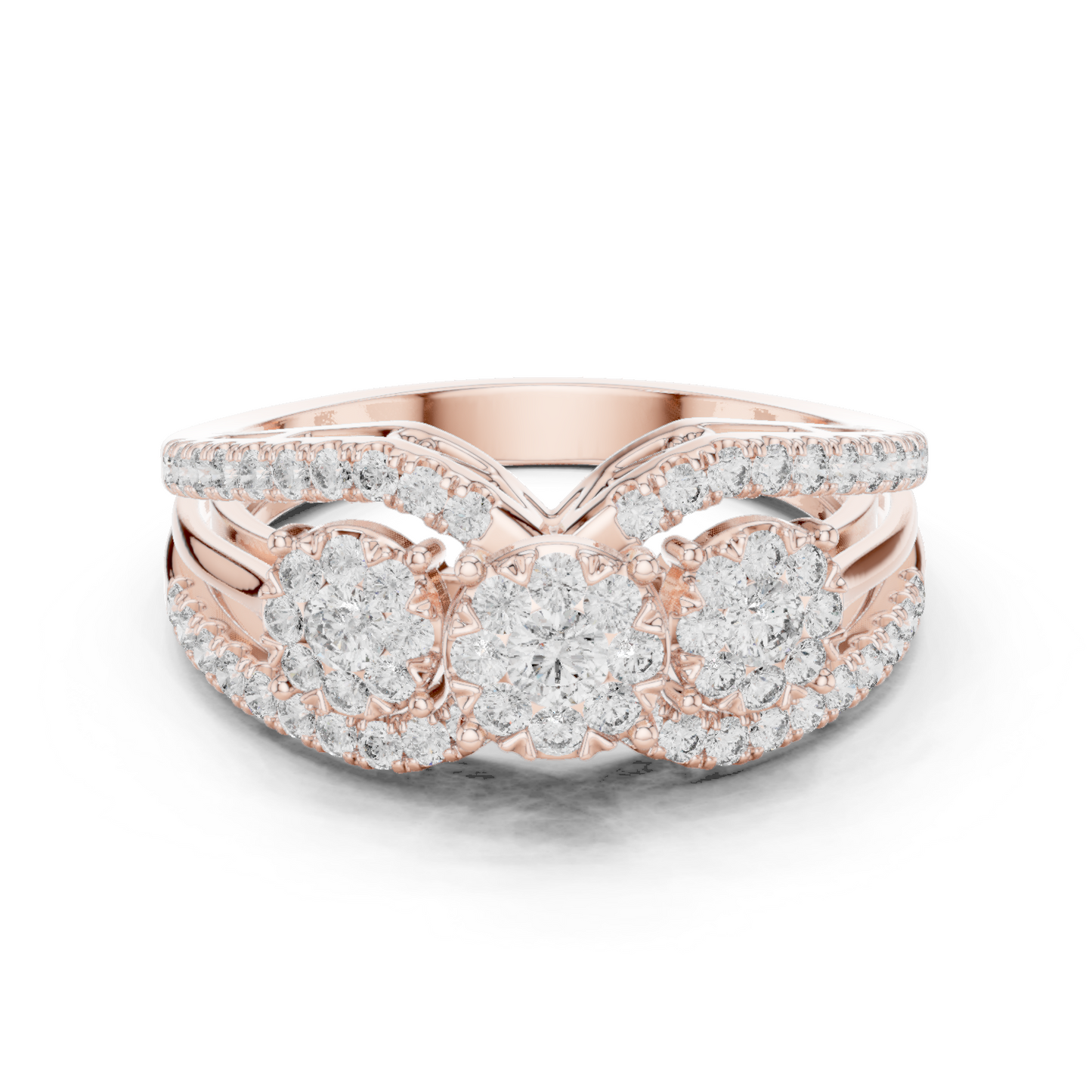 Round Halo Lab Grown Diamond Ring