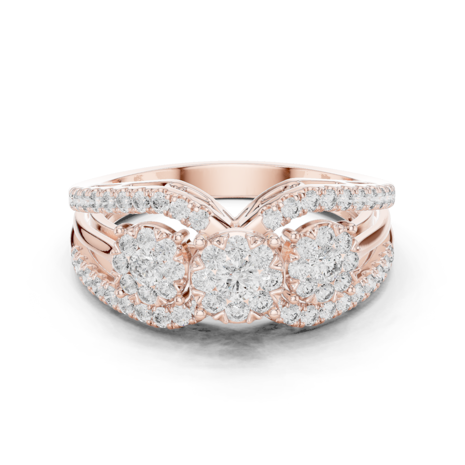 Round Halo Lab Grown Diamond Ring