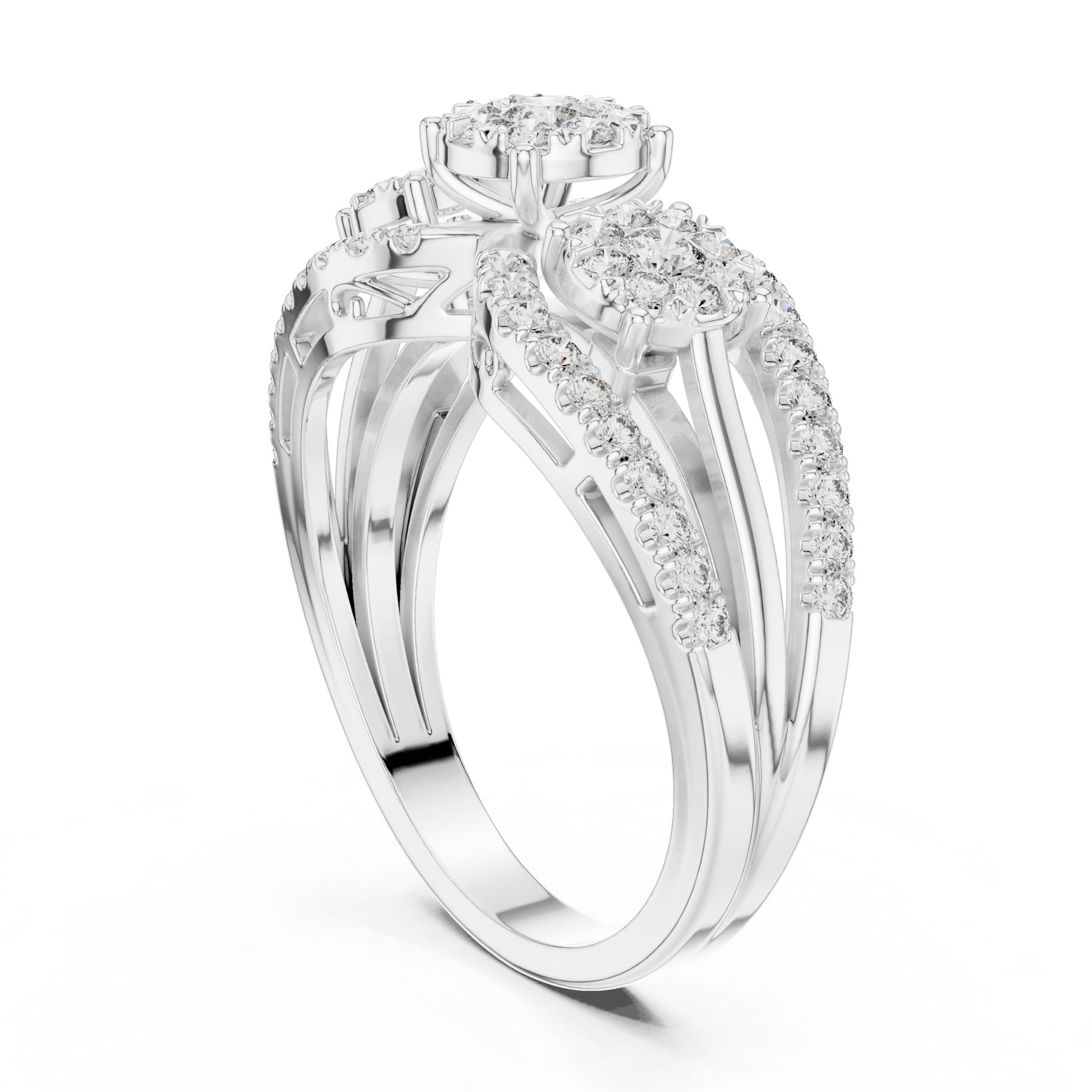 Round Halo Lab Grown Diamond Ring