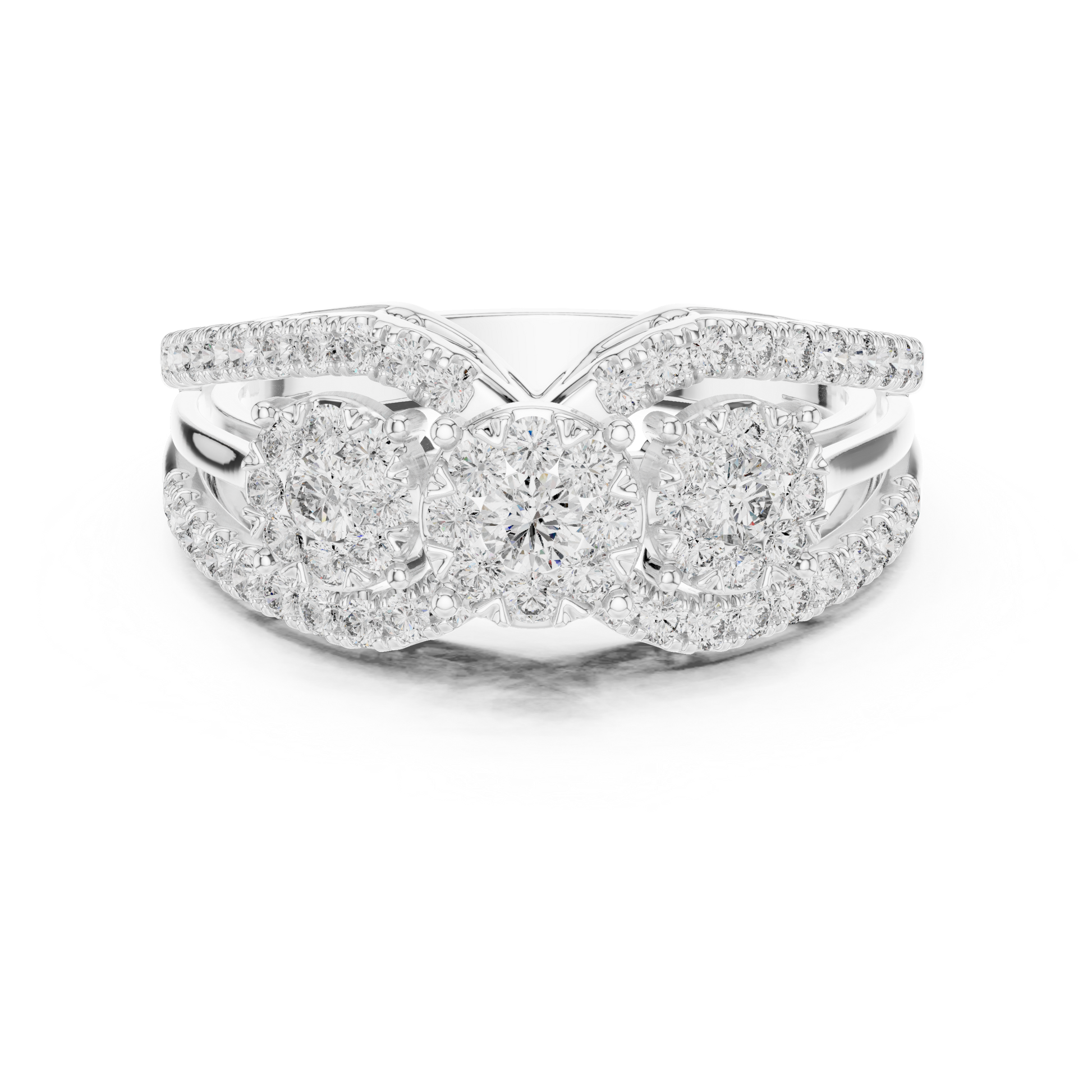 Round Halo Lab Grown Diamond Ring