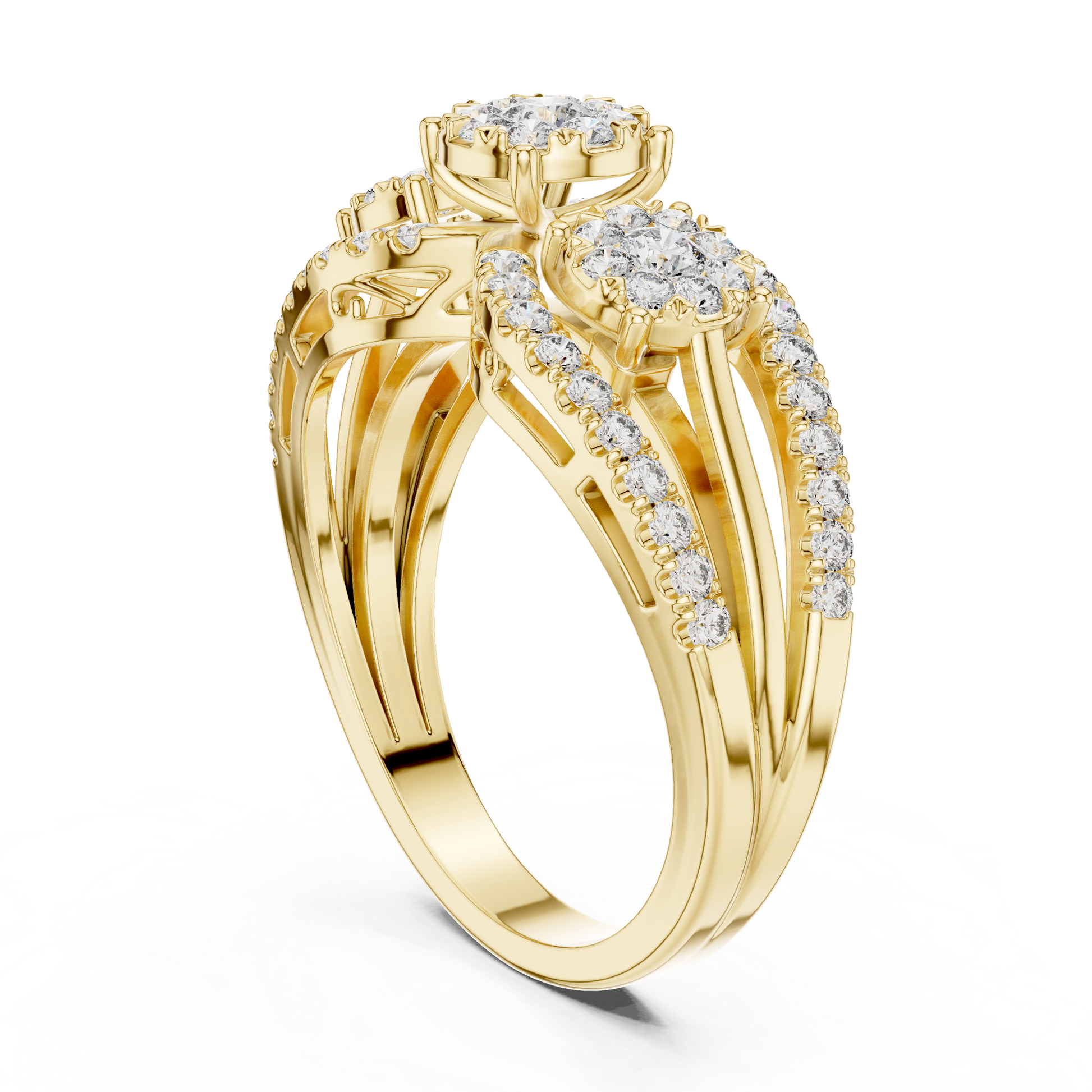 Round Halo Lab Grown Diamond Ring
