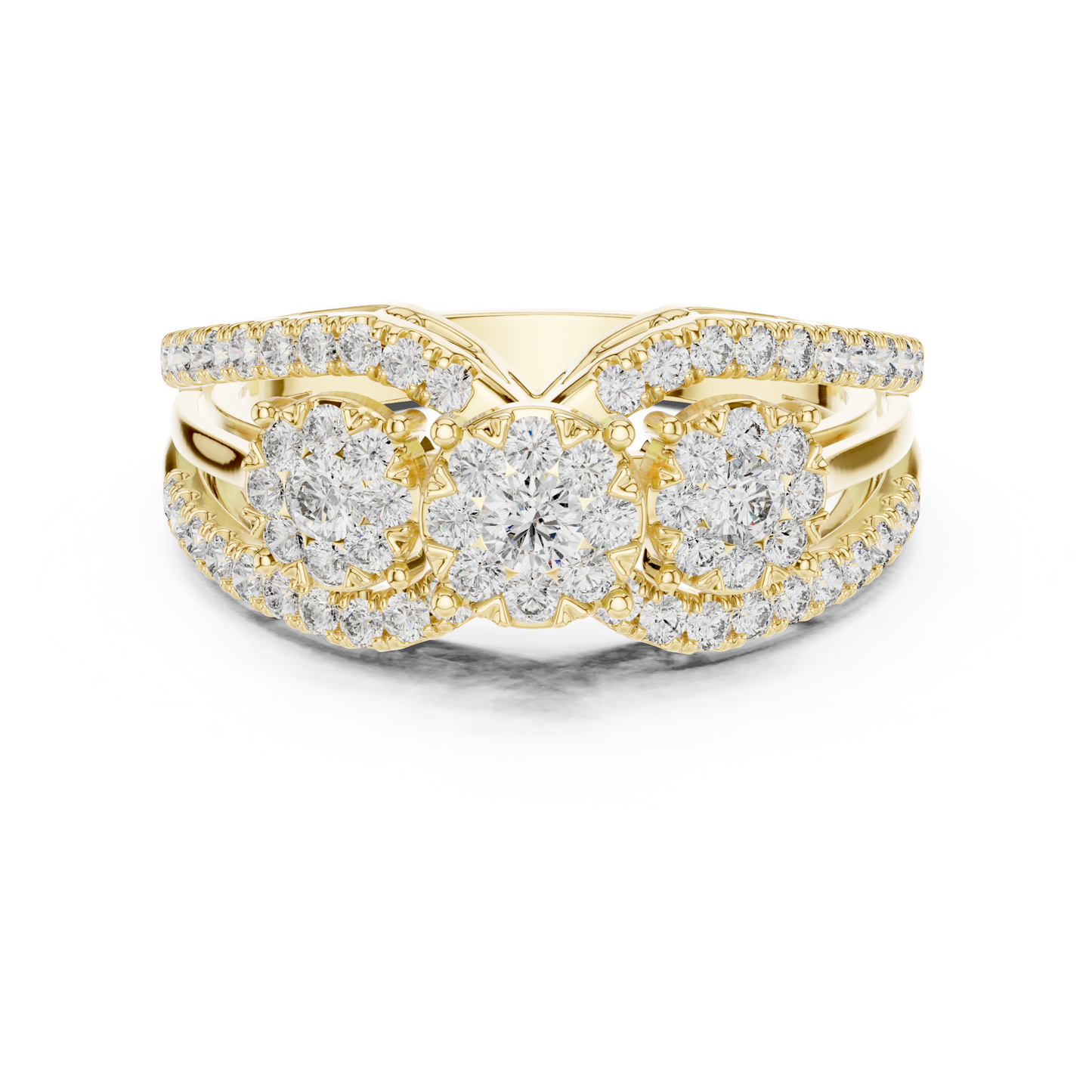 Round Halo Lab Grown Diamond Ring
