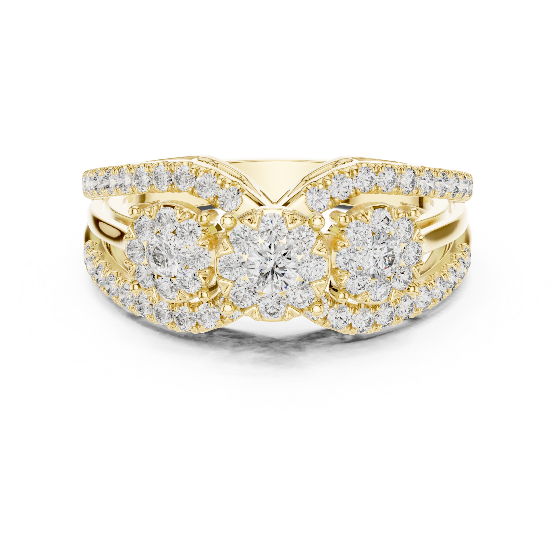 Round Halo Lab Grown Diamond Ring