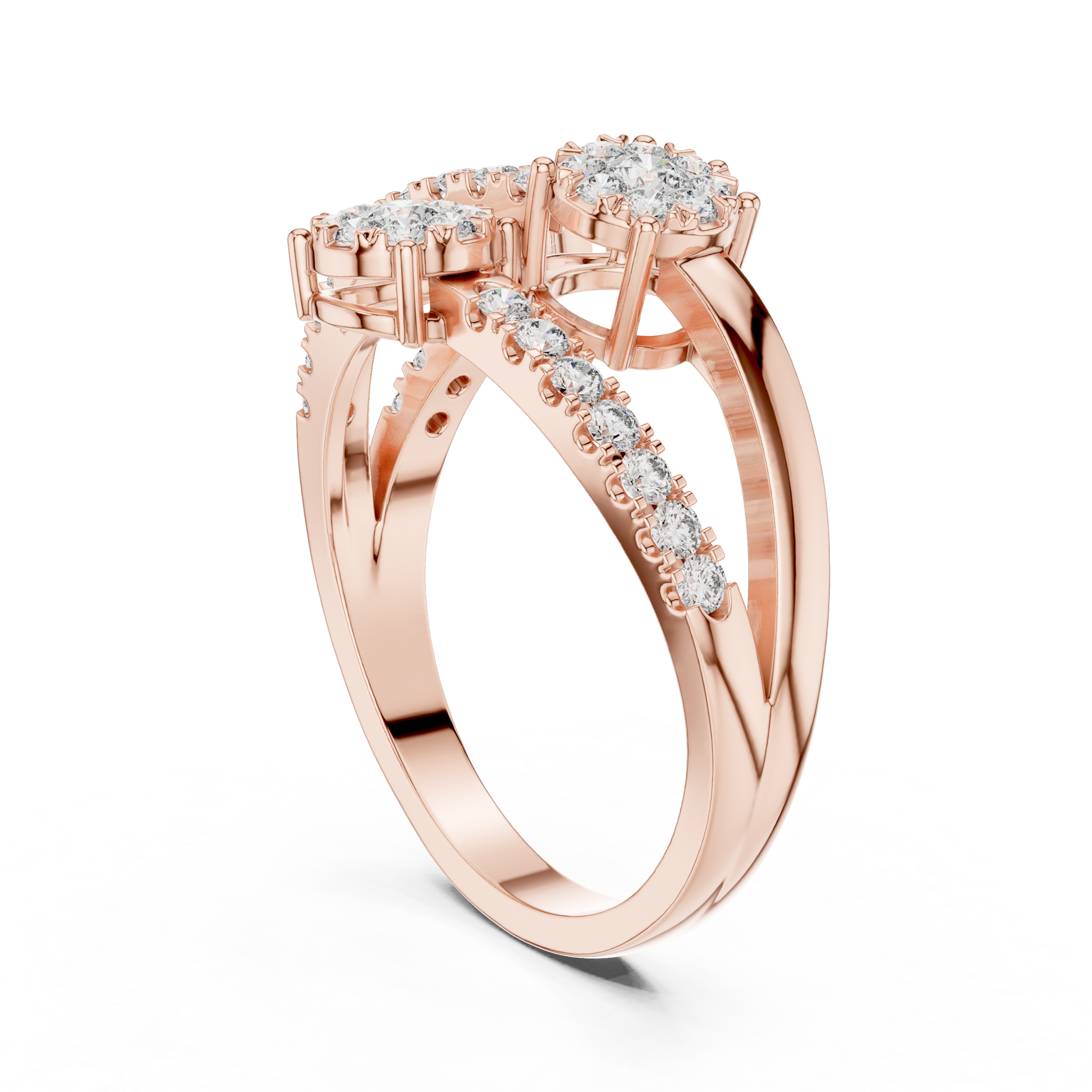 Round Halo Lab Grown Diamond Ring