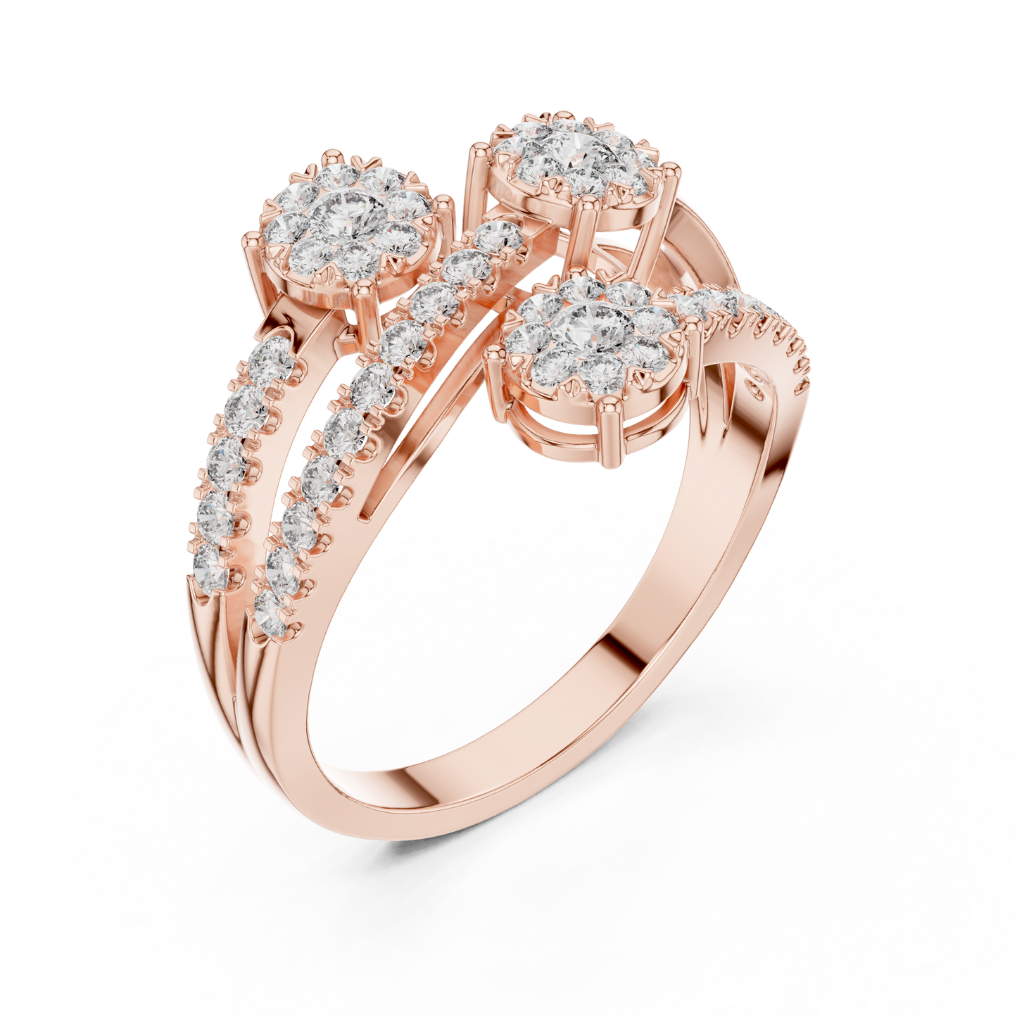 Round Halo Lab Grown Diamond Ring