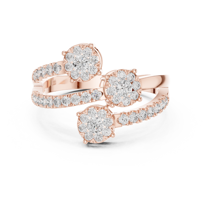 Round Halo Lab Grown Diamond Ring