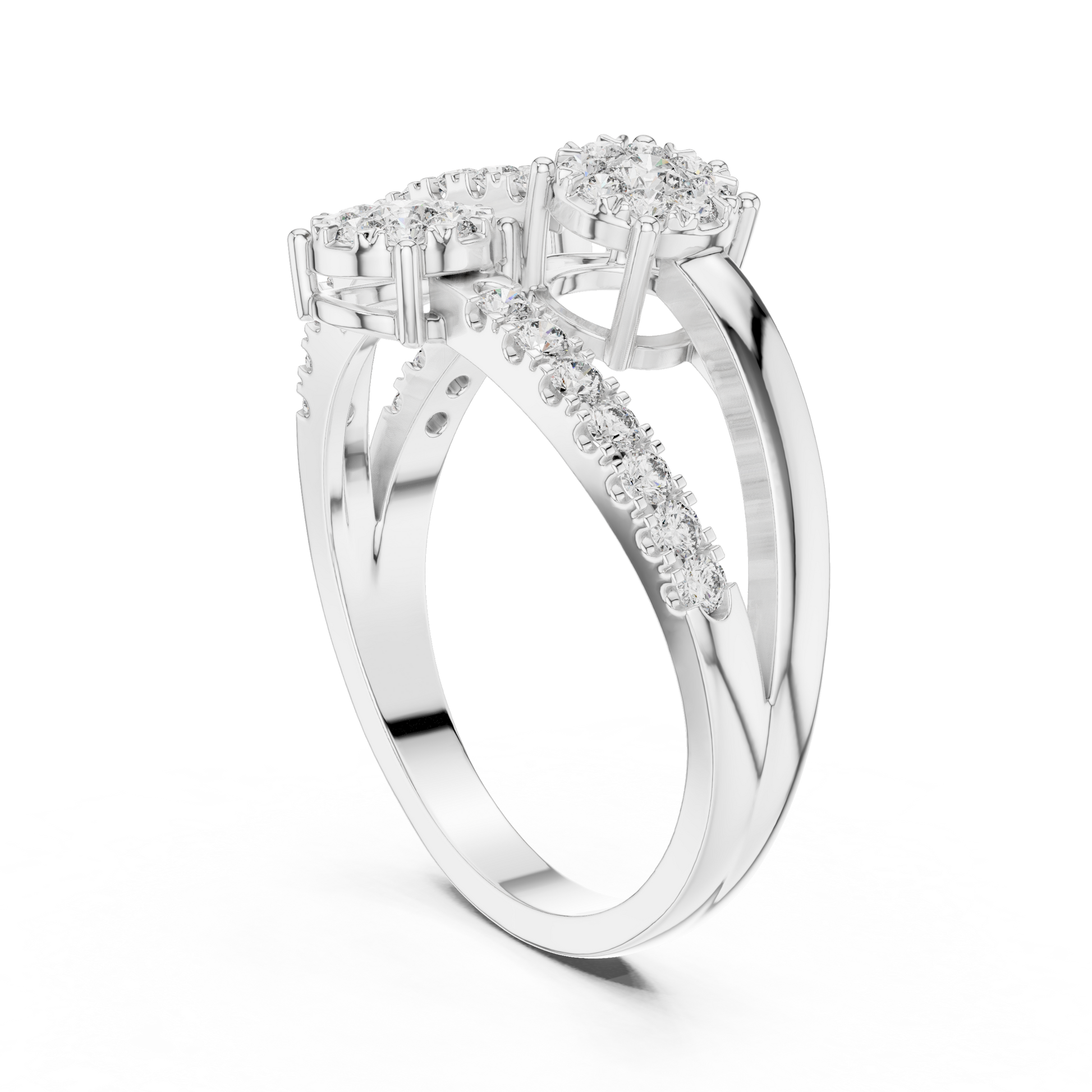 Round Halo Lab Grown Diamond Ring
