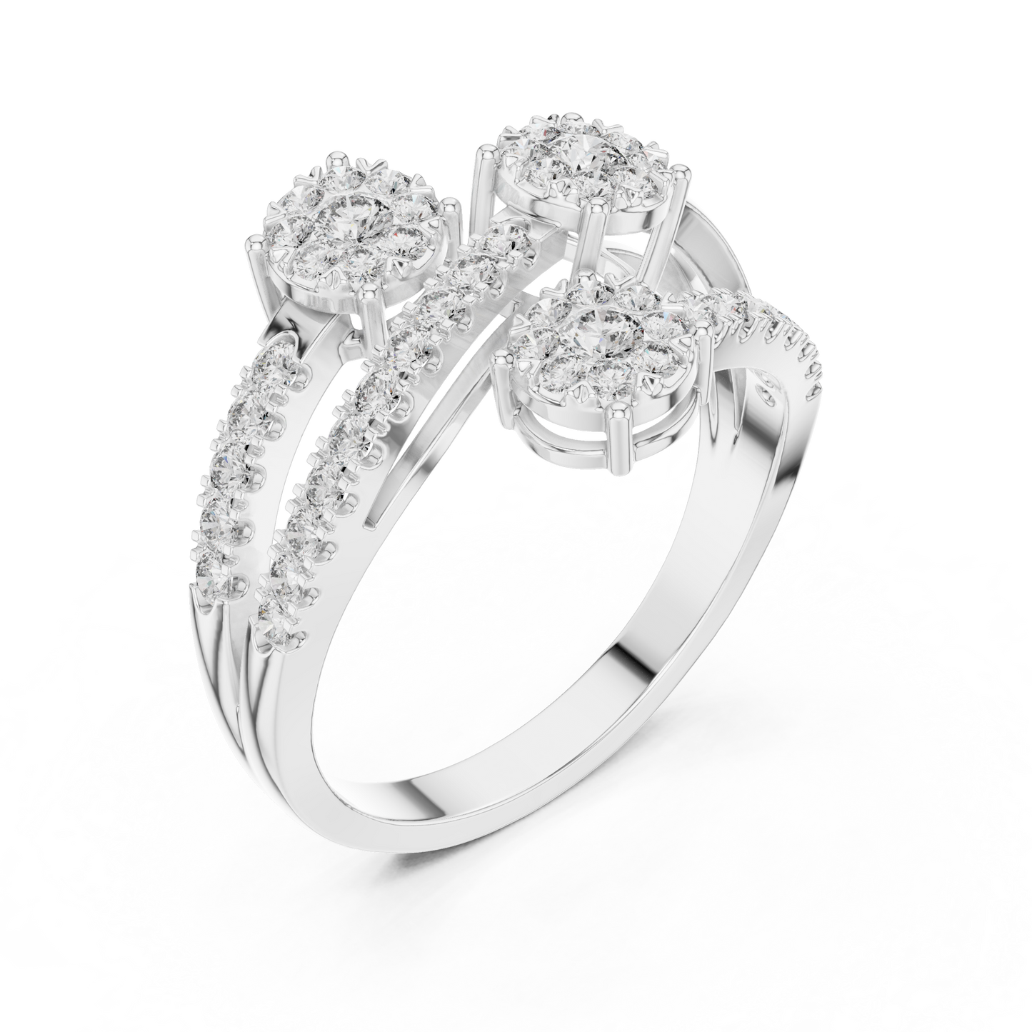 Round Halo Lab Grown Diamond Ring
