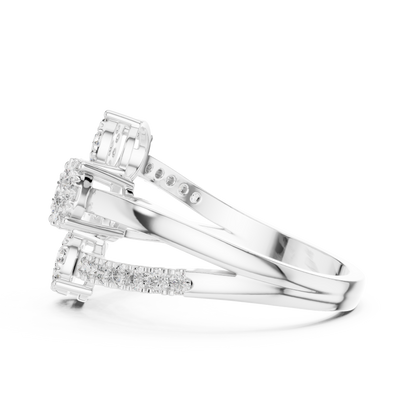 Round Halo Lab Grown Diamond Ring