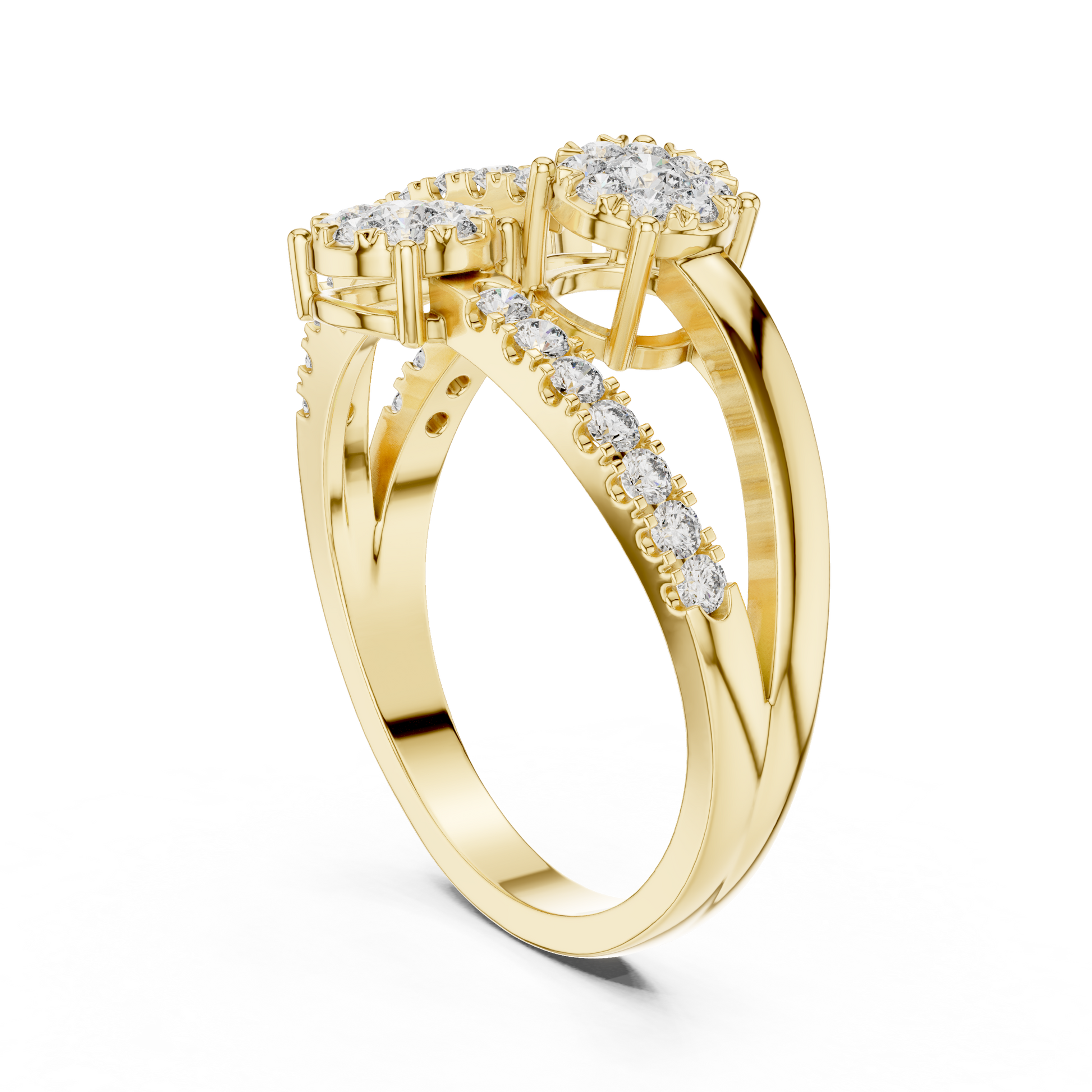 Round Halo Lab Grown Diamond Ring