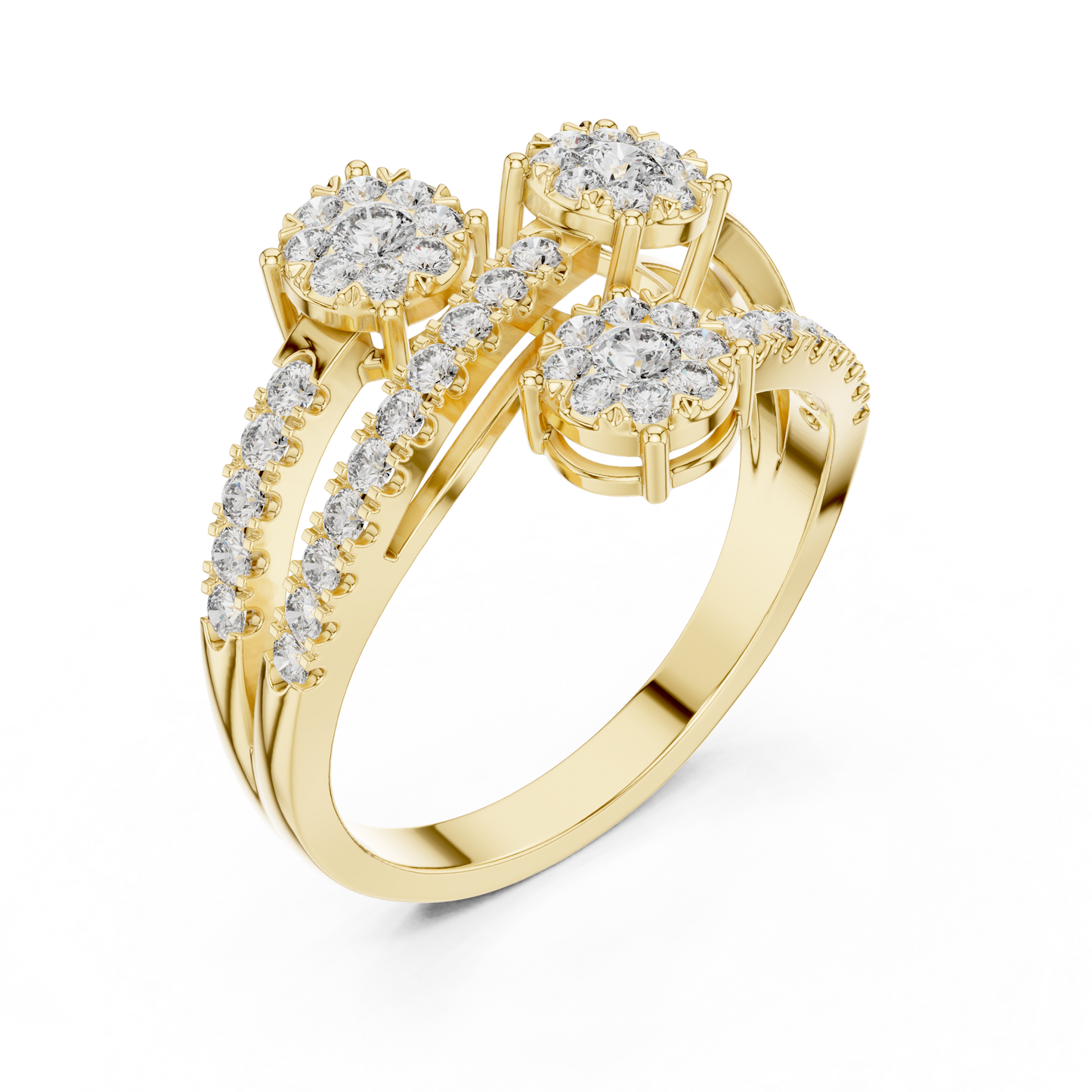 Round Halo Lab Grown Diamond Ring