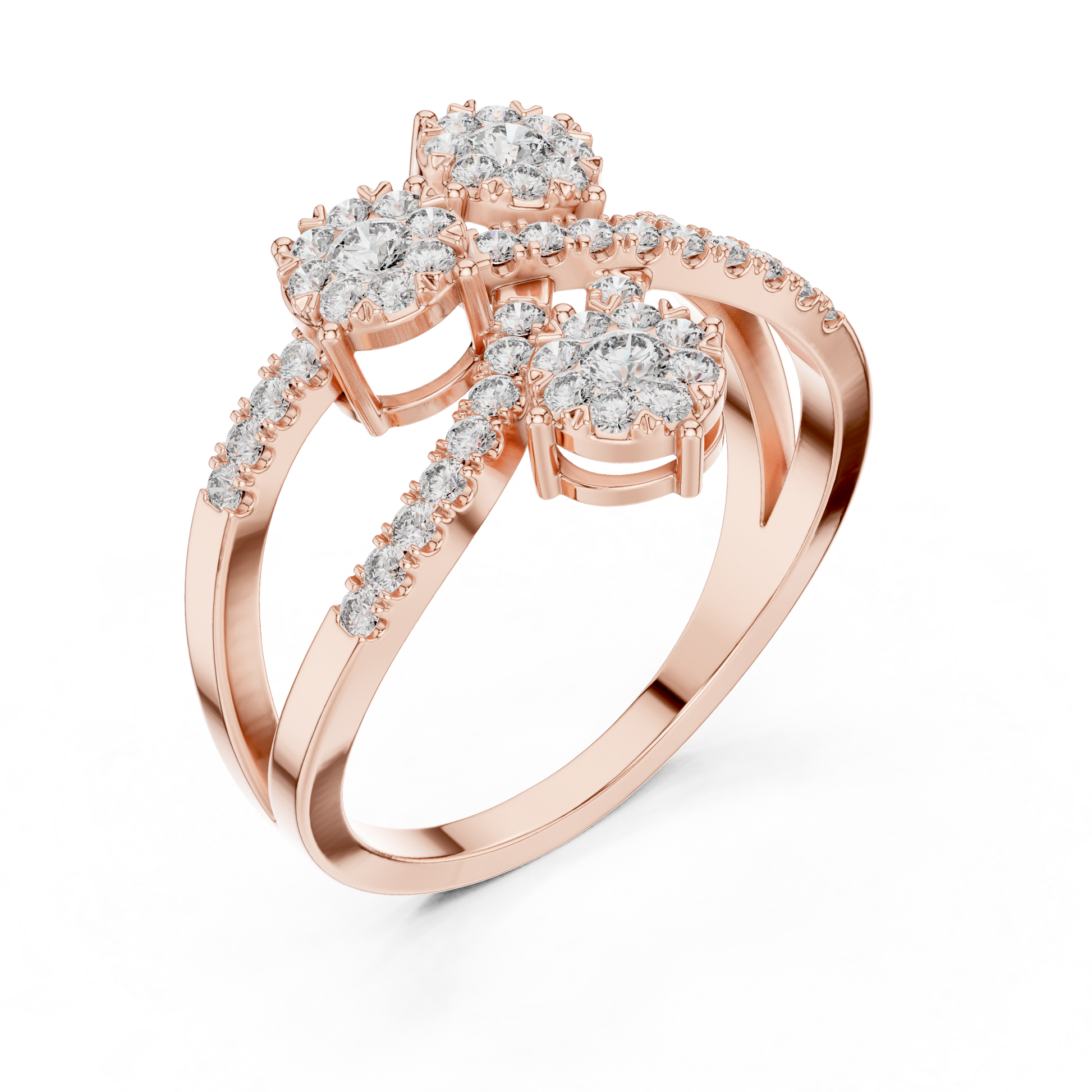 Round Halo Lab Grown Diamond Ring