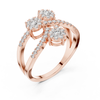 Round Halo Lab Grown Diamond Ring